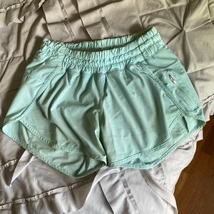 Blue lululemon shorts